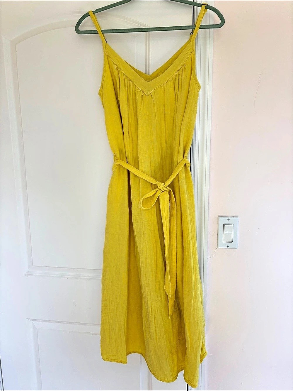 GAP Yellow Maxi Dress Size Small